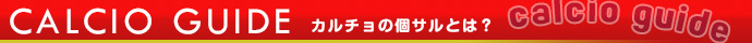 カルチョの個サルとは？