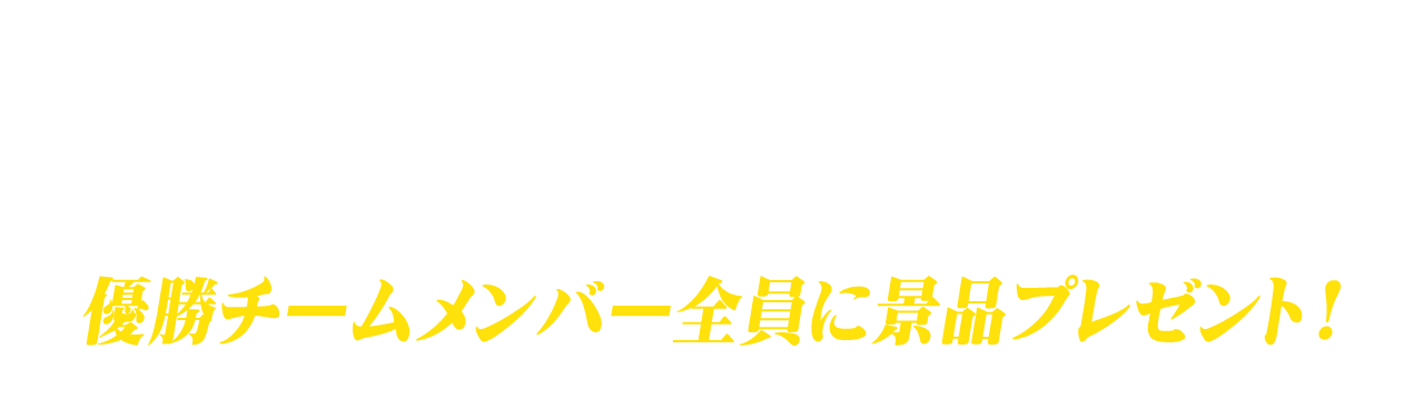 後半は当日の個人参加者をランダムにチーム分けし、大会形式で順位を争います。リーグ戦総当り後、順位決定戦まで行います。優勝チームメンバー全員に景品プレゼント!※当日の参加人数によって大会内容の変更、大会の中止等もございます。予めご了承ください。